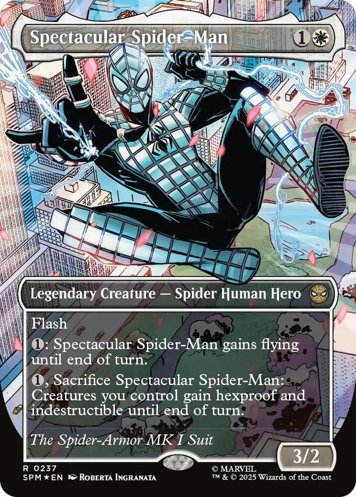Spectacular Spider-Man (0237) (Borderless) (Textured Foil