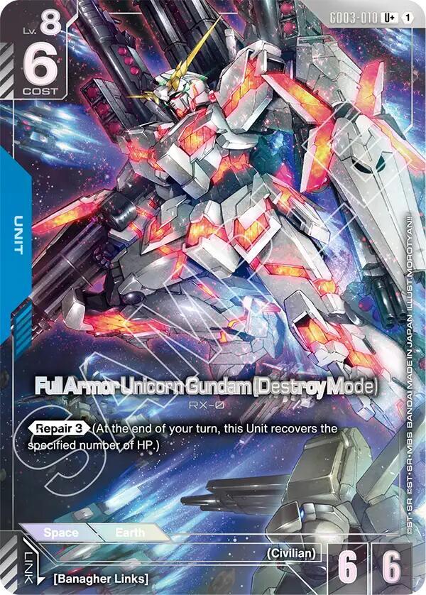 Full Armor Unicorn Gundam (Destroy Mode) (U+) - Steel Requiem