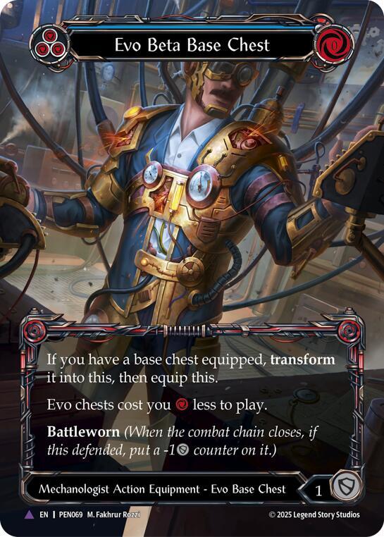 Evo Beta Base Chest (Blue) (Marvel) - Compendium of Rathe - Flesh