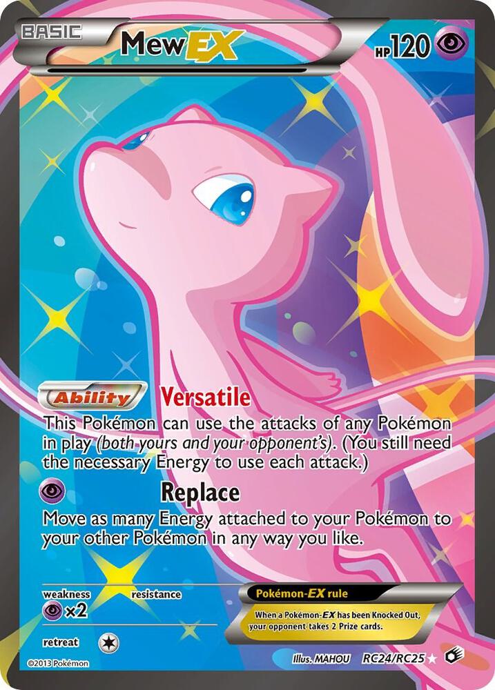 Mew EX (Full Art) - Legendary Treasures: Radiant Collection