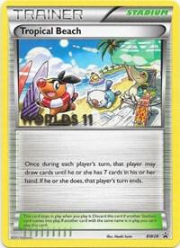 Tropical Beach - BW28 (Worlds 11) - Black and White Promos