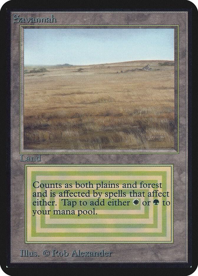 Savannah - Alpha Edition - Magic: The Gathering - TCGplayer.com