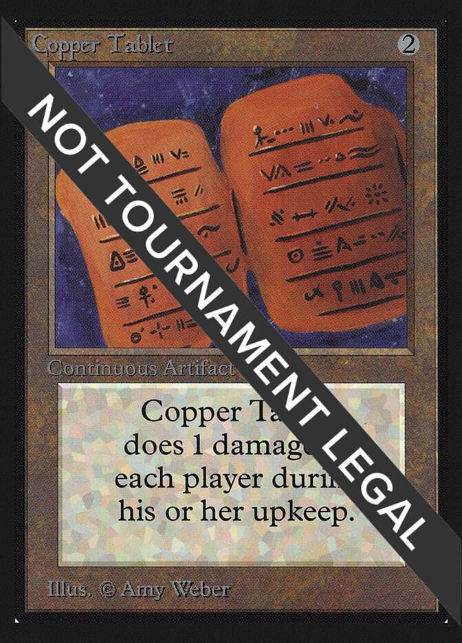 Copper Tablet (CE) - Collector's Edition - Magic: The Gathering