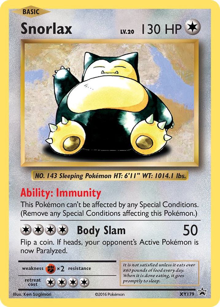 Snorlax - XY179 - XY Promos - Pokemon - TCGplayer.com