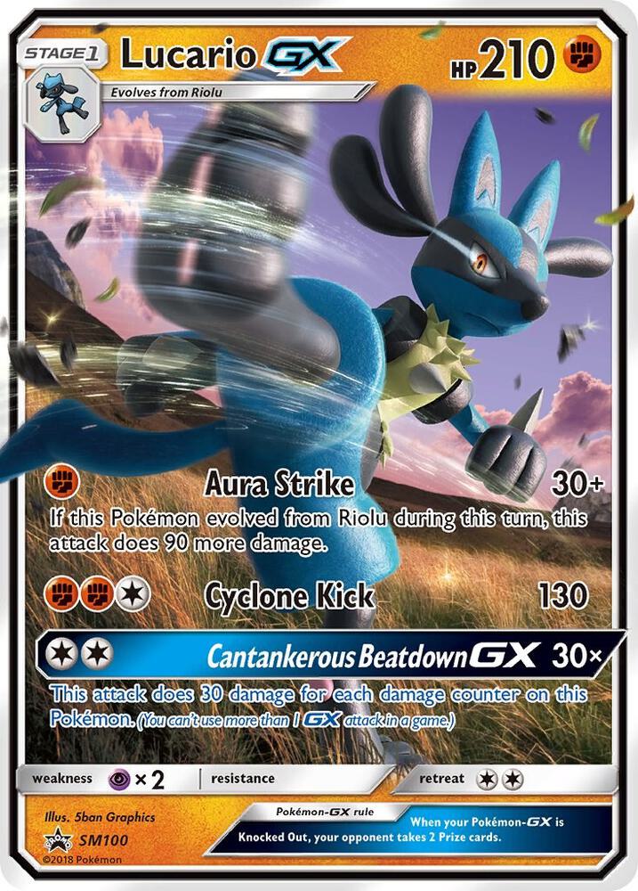 Lucario GX - SM100 - SM Promos - Pokemon - TCGplayer.com