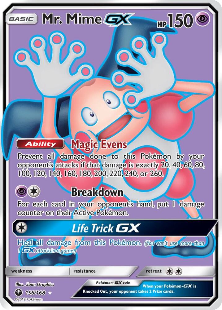 Mr. Mime GX (Full Art) - SM - Celestial Storm - Pokemon
