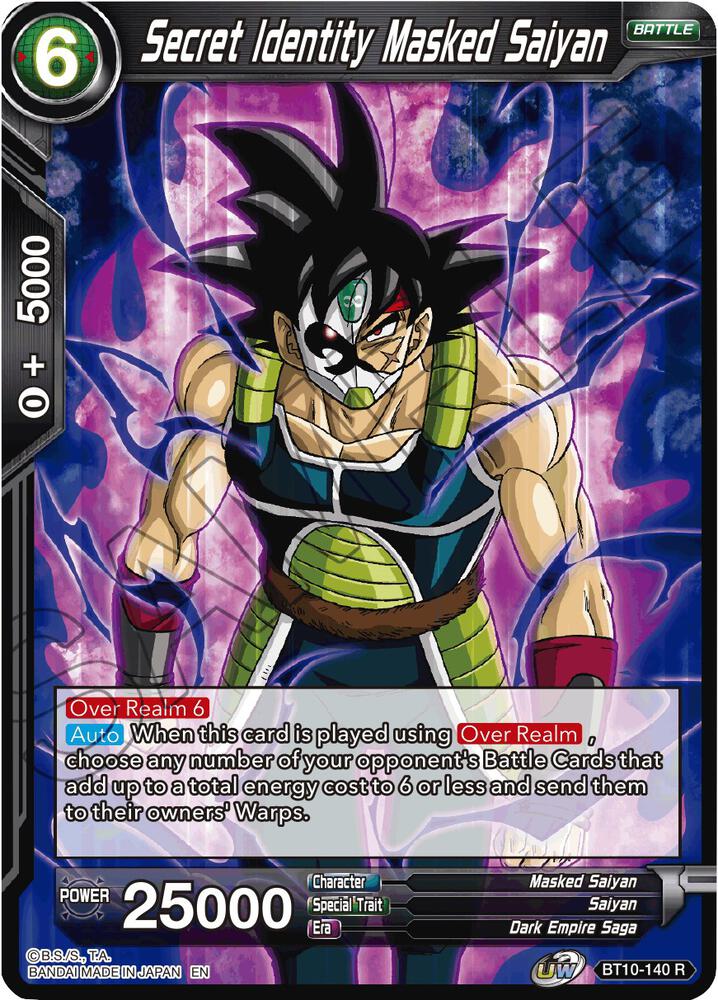 Secret Identity Masked Saiyan - Rise of the Unison Warrior