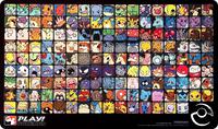 Play! Pokemon Professor Program Kanto Playmat - Black - Pokemon