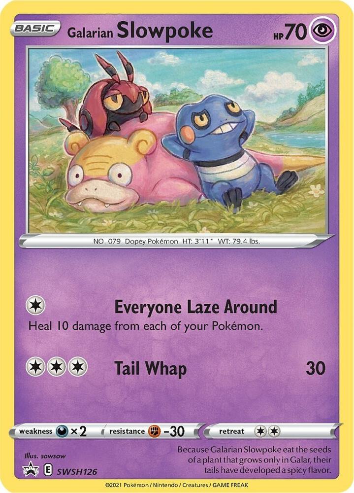 Galarian Slowpoke - SWSH126 - SWSH: Sword & Shield Promo Cards