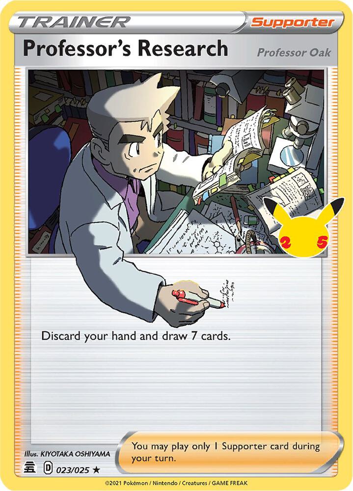 Professor's Research - Celebrations - Pokemon - TCGplayer.com