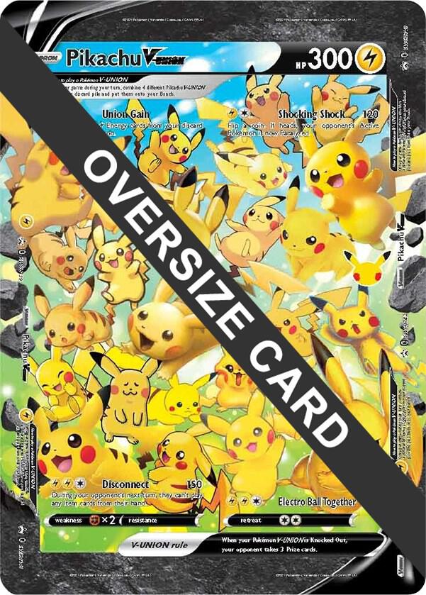 Pikachu V-UNION - Jumbo Cards - Pokemon - TCGplayer.com