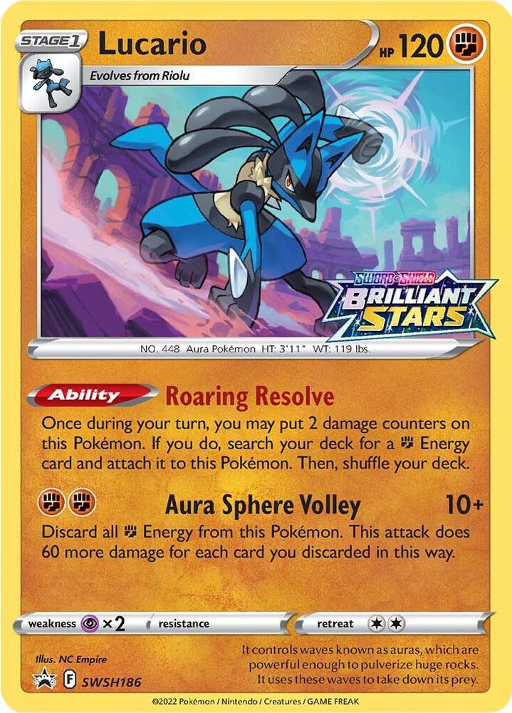 Lucario - SWSH186 - SWSH: Sword & Shield Promo Cards - Pokemon