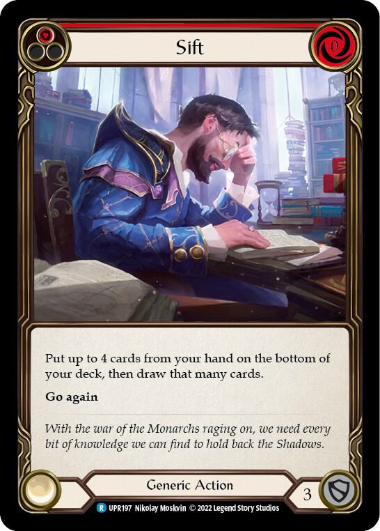 Sift (Red) - Uprising - Flesh and Blood TCG - TCGplayer.com