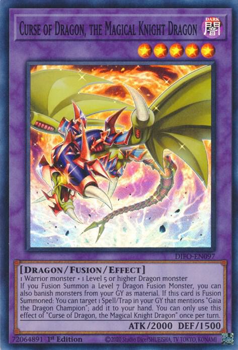 Curse of Dragon, the Magical Knight Dragon - Dimension Force