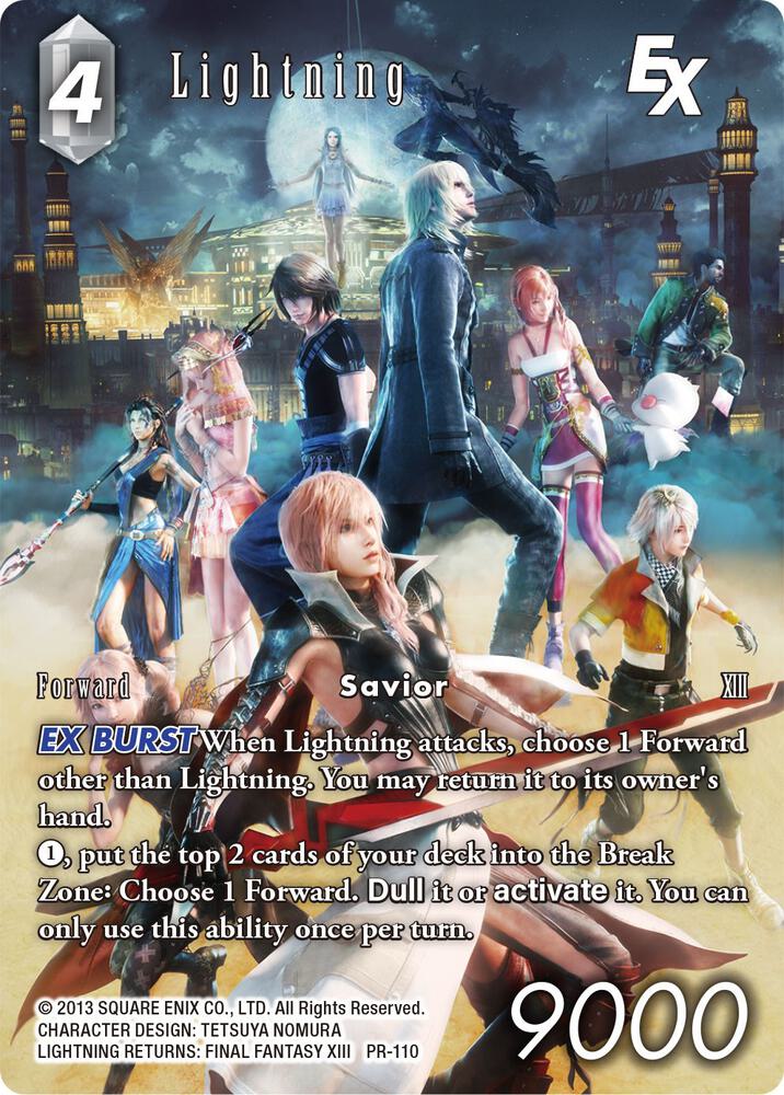Lightning EX (Full Art) - Deck Exclusive Cards - Final Fantasy TCG
