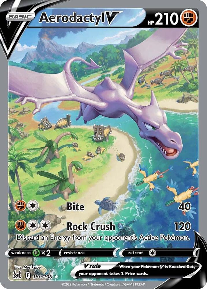 Aerodactyl V (Alternate Full Art) - SWSH11: Lost Origin - Pokemon