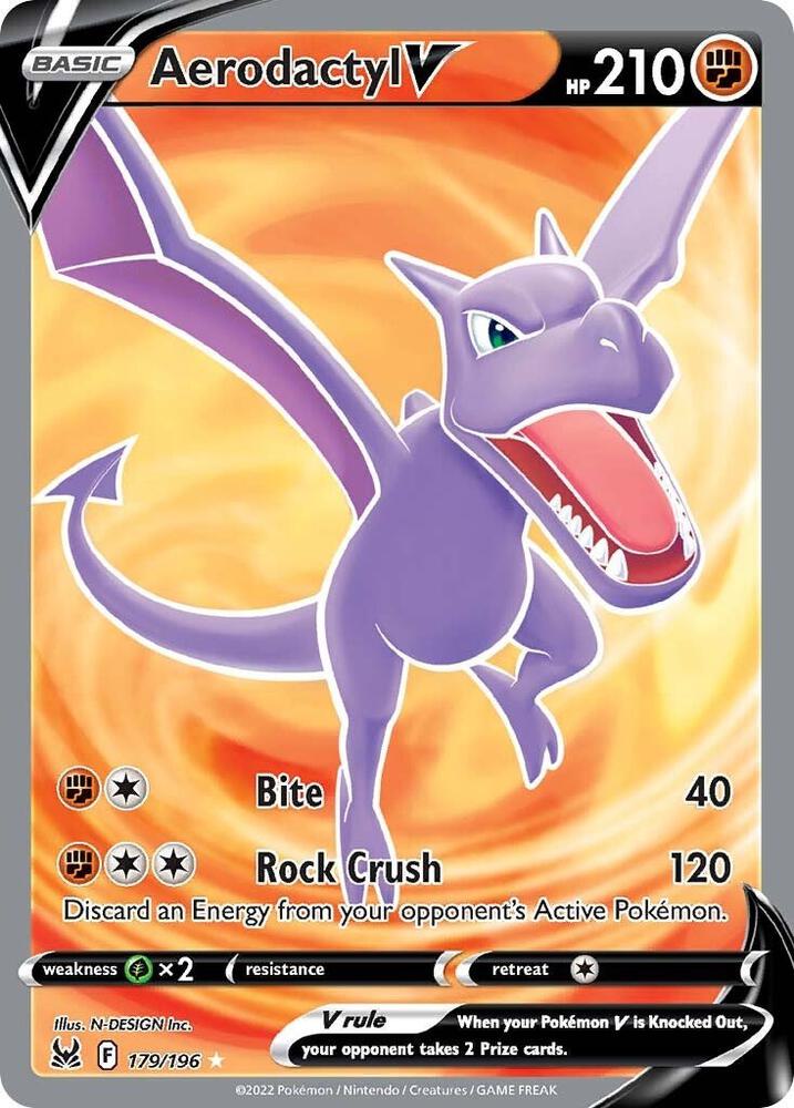 Aerodactyl V (Full Art) - SWSH11: Lost Origin - Pokemon