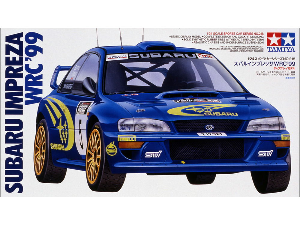 1/24 スバル インプレッサ WRC '99: スケールモデル｜TAMIYA SHOP