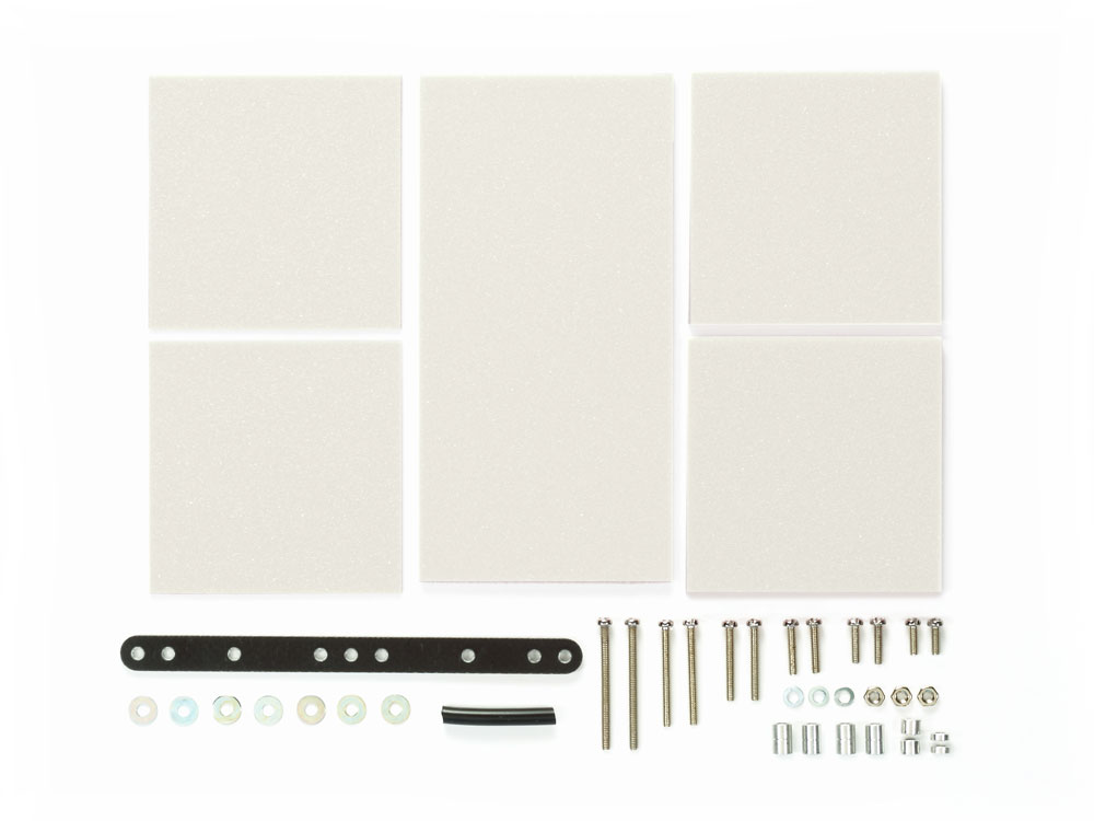 GP.492 ブレーキスポンジセット（1/2/3mm ホワイト）: ミニ四駆