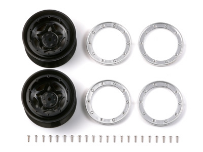 OP.1116 CR-01 ペンタグラムホイール （オフセット+5）2本: RCモデル