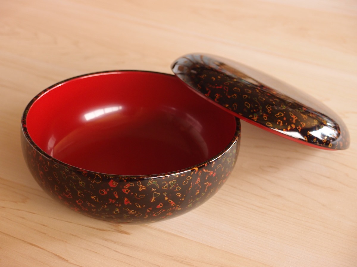 TSR-1001] 菓子器 すみれ | 津軽塗たなか オンラインストア