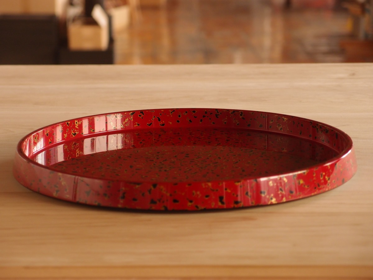 TRB-1002] 末広盆 | 津軽塗たなか オンラインストア