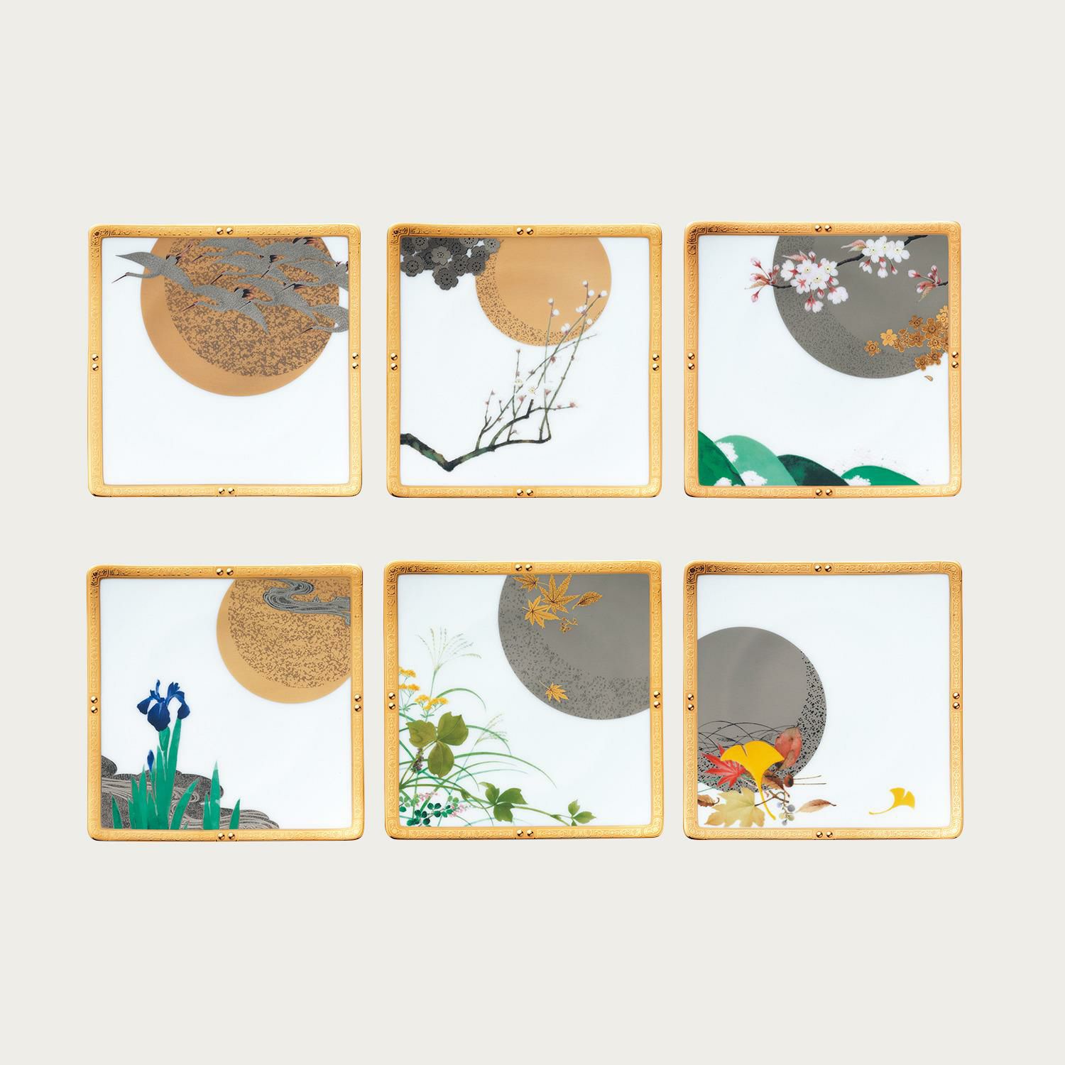 四季彩舞曲 26.5cm角大皿 | ノリタケ食器公式オンラインショップ