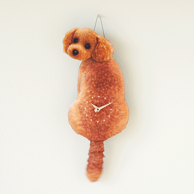 犬のしっぽをふる時計（犬時計） 藤井啓太郎 藤井 啓太郎 犬時計 トイ