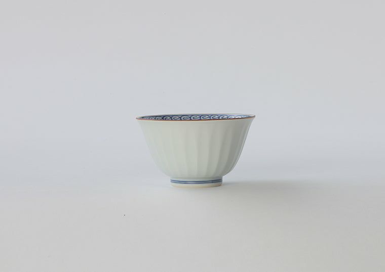 シリーズ以外・その他 白磁面取 お茶呑茶碗（桐箱入）〈5個〉 京焼