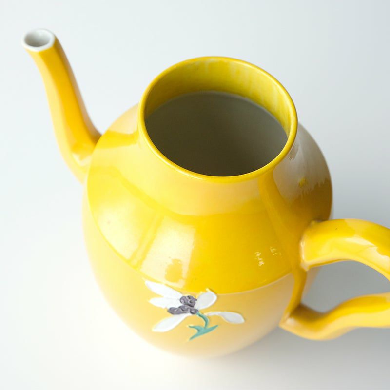 井上春峰（いのうえしゅんほう） 【井上春峰】黄交趾蘭 水注〈1個