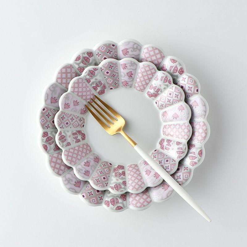 ア*ビ様 花離宮 15cm 丸皿 ×6枚 ア*ビ様 花離宮 15cm 丸皿 ×6枚 001.jpg