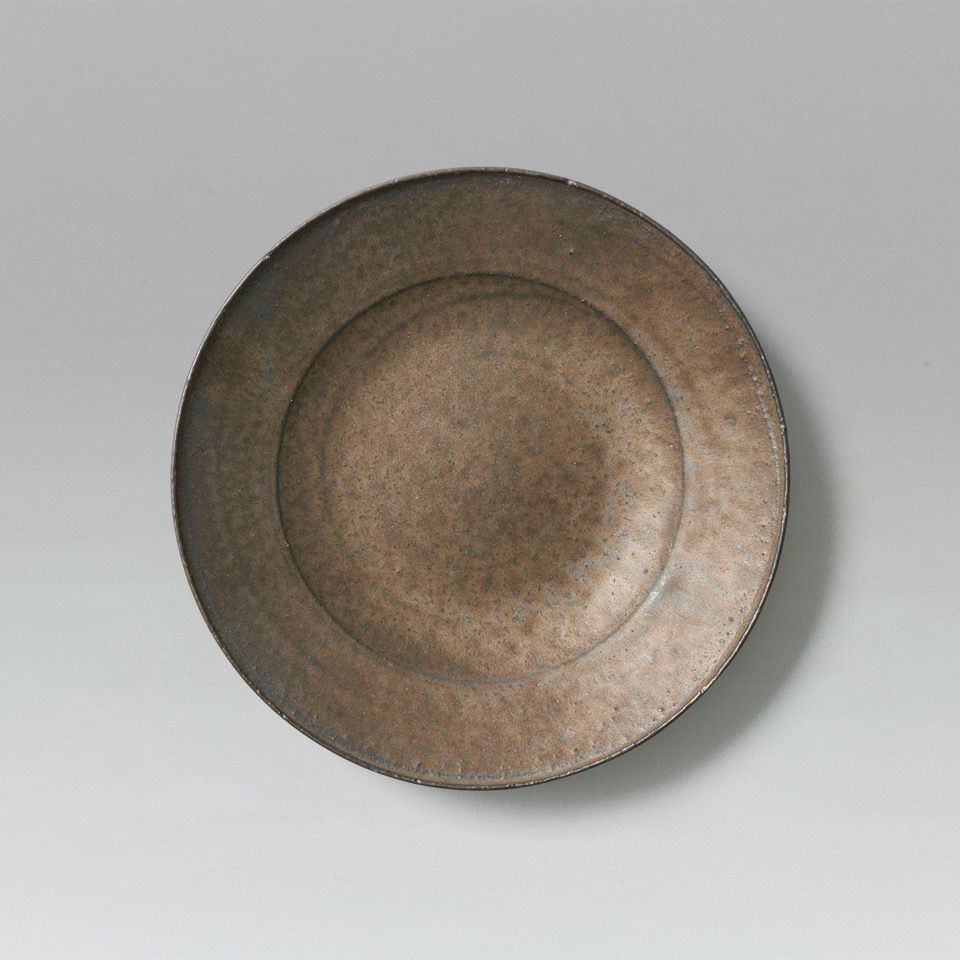 KANADE | 奏 【COCHI】KANADE RIMPLATE / BINROJIZOME（銅彩釉）〈1枚