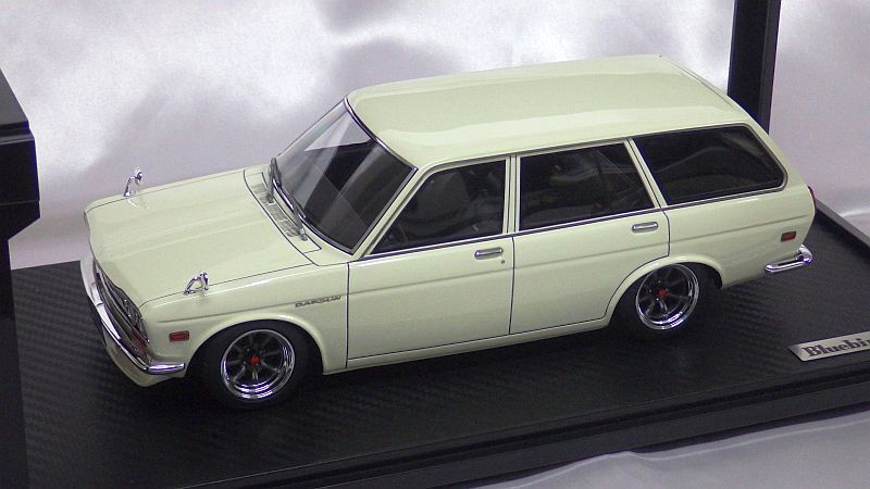 イグニッションモデル ダットサン ブルーバード(510) ワゴン WHITE