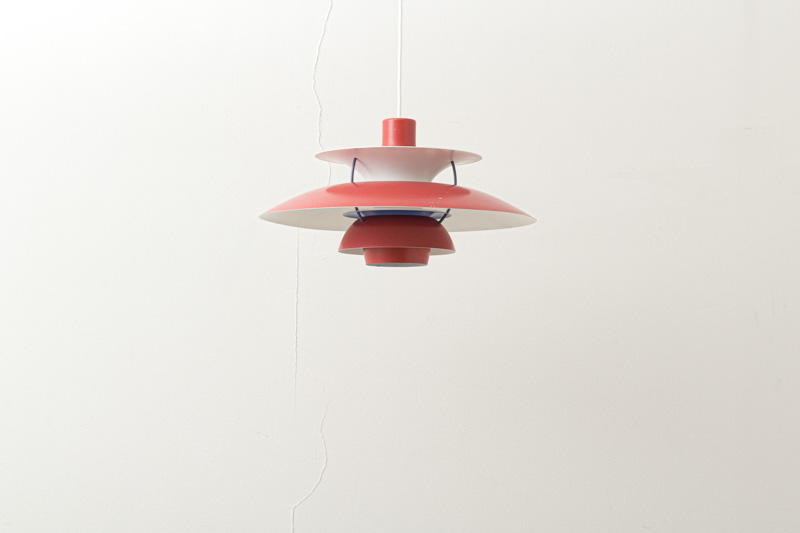 照明 北欧家具talo ルイス・ポールセン社製 ポール・ヘニングセン PH5(赤)