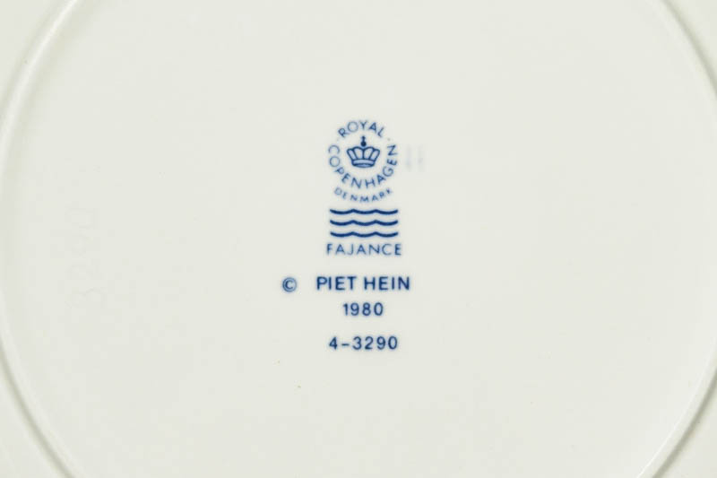 ROYAL CPENHAGEN Piet Hein 絵皿17.5cm 北欧家具talo tool & tool
