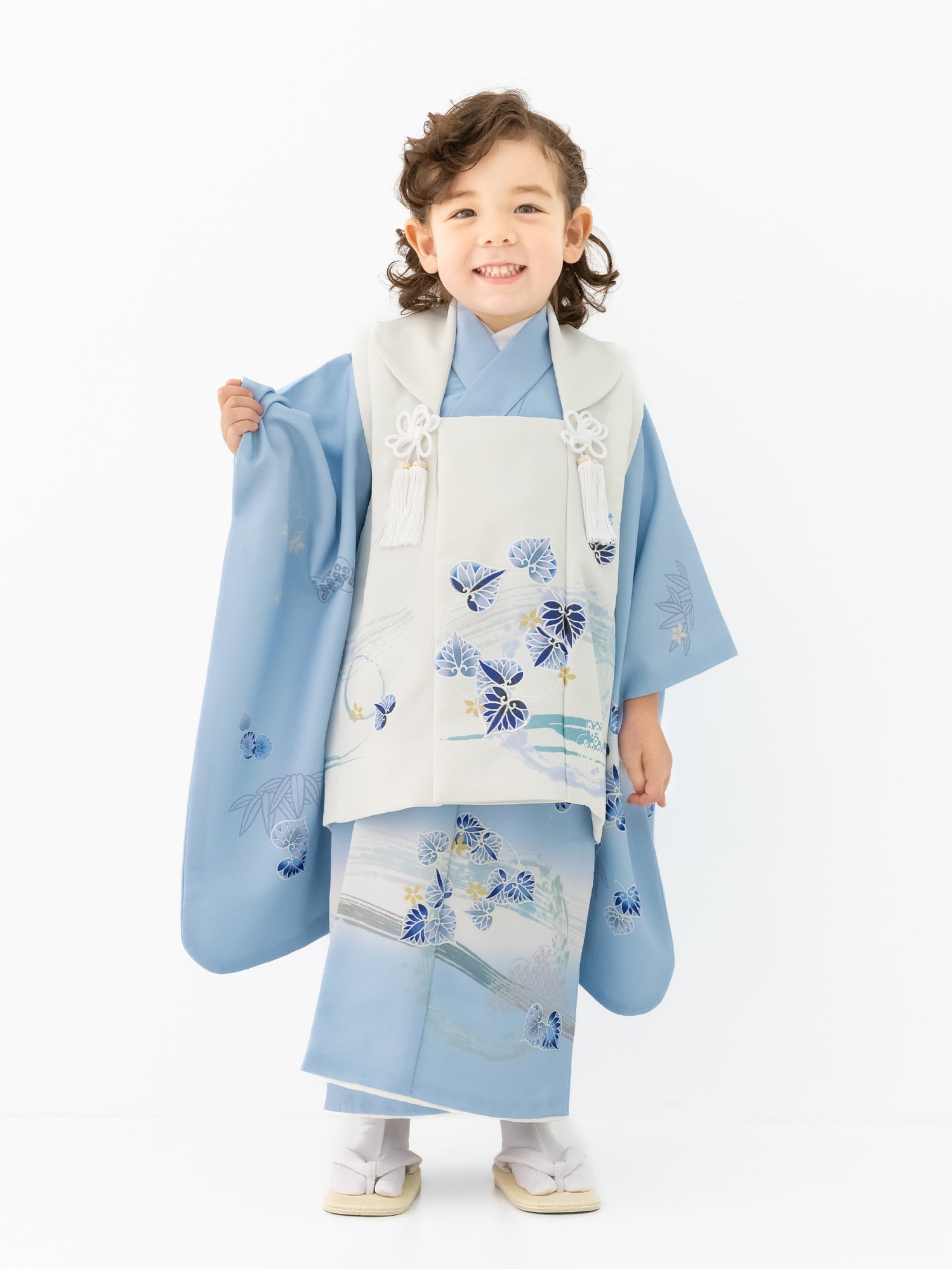 S1309 葵/白 七五三着物レンタル – tententen(てんてんてん)