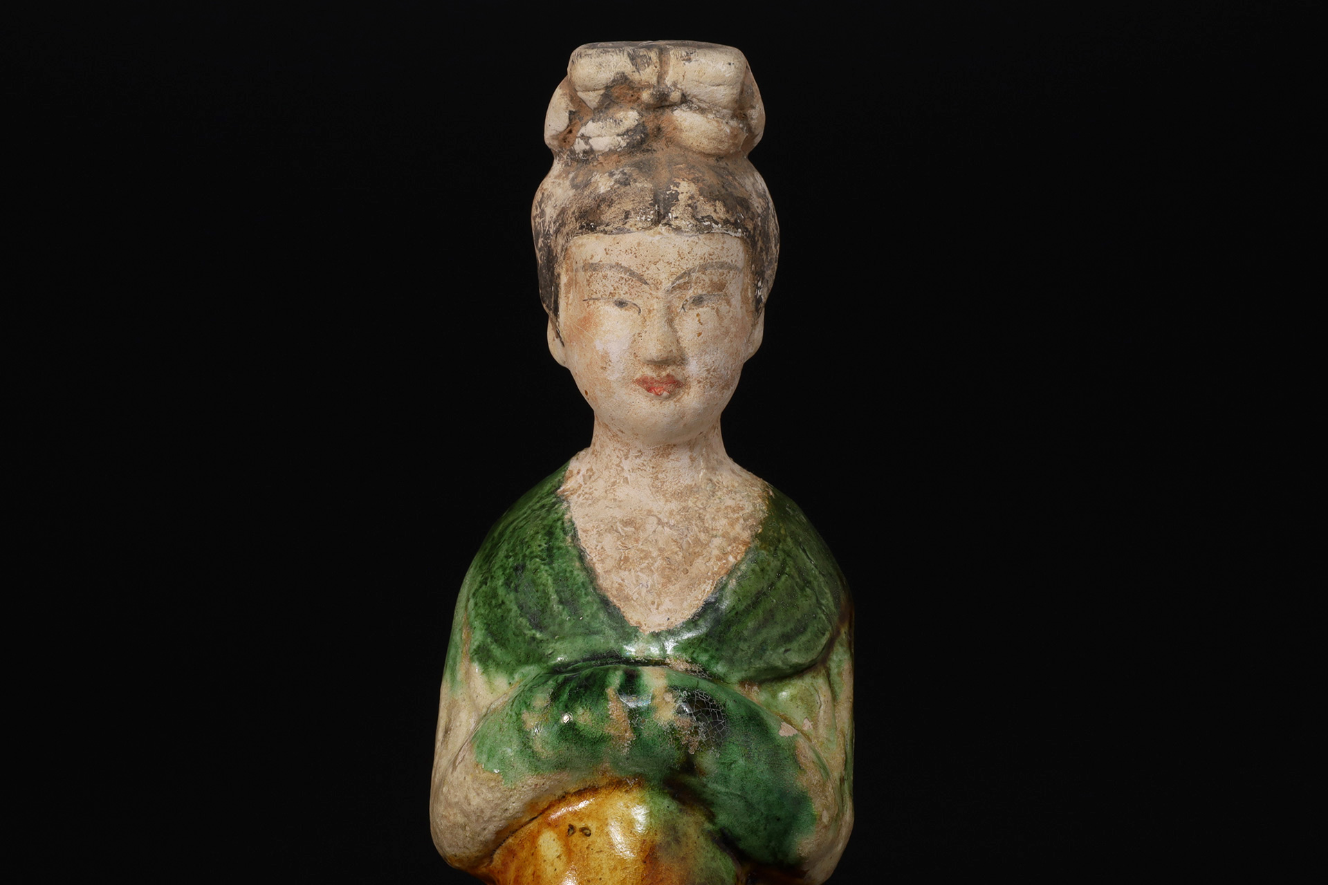 唐三彩美人俑（唐時代） - 天平堂（TENPYODO）