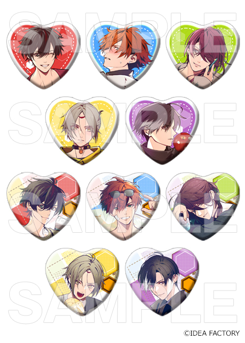 天獄ストラグル トレーディングハート缶バッジ | 天獄ストラグル