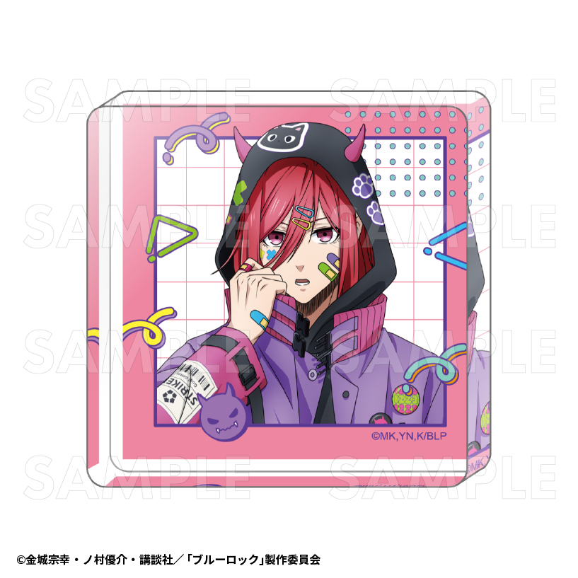 TVアニメ『ブルーロック』 ミニアクリルブロック でびデコパーカー（全