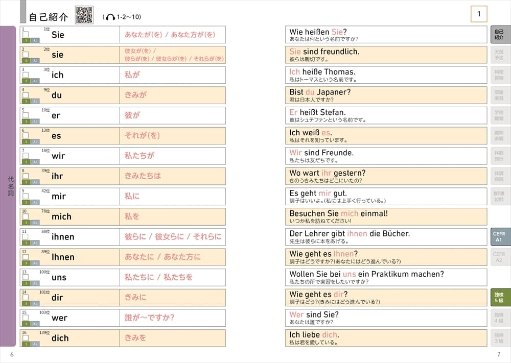 独検・CEFR対応 頻出度順ドイツ語単語800 | 教科書／ドイツ語 | 朝日出版社
