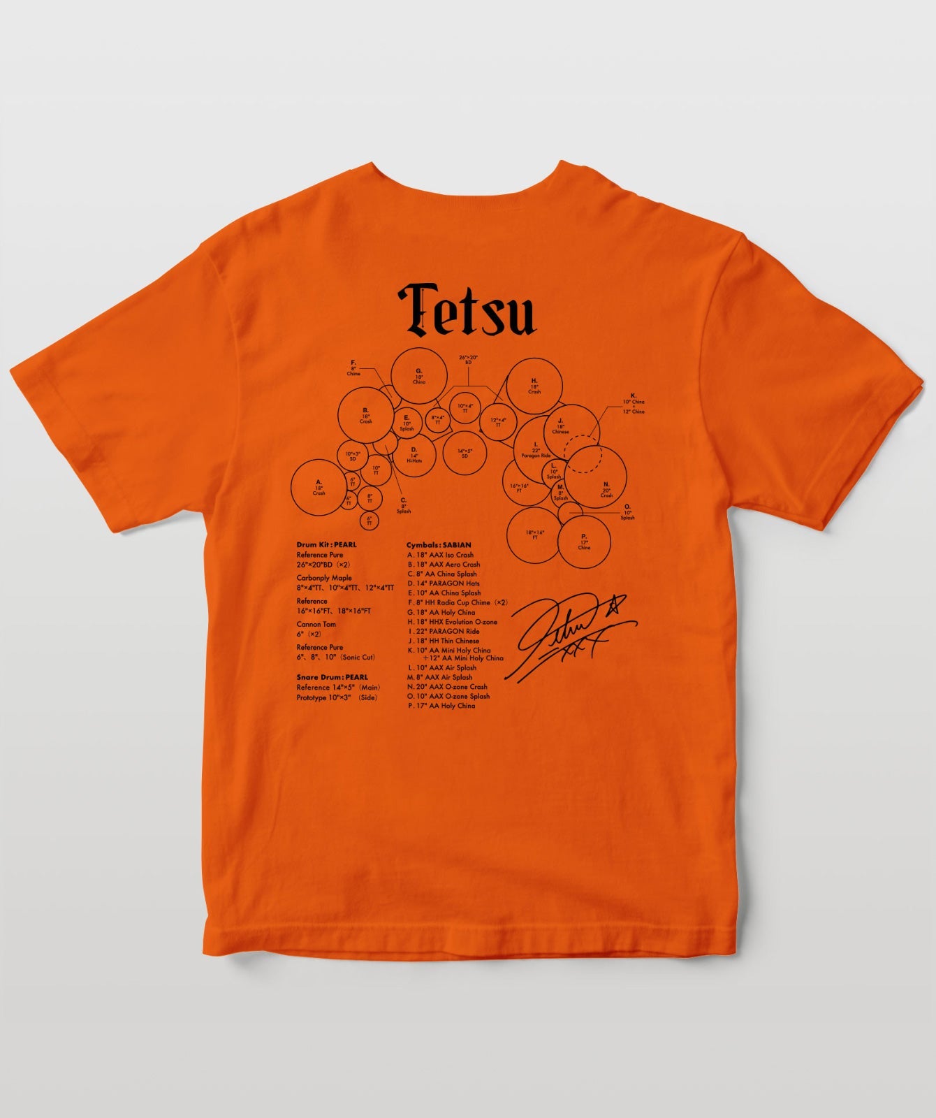 Drummer's Set Up Vol.05 Tetsu［D'ERLANGER］ – T-OD（株式会社