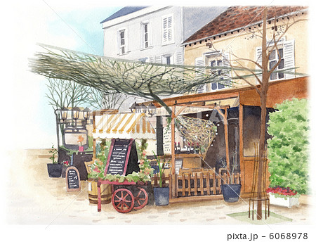 カフェ-3のイラスト素材 [6068978] - PIXTA