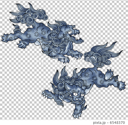 唐獅子のイラスト素材 [6548370] - PIXTA