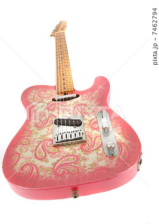 テレキャスター【ピンク ペイズリー】の写真素材 [7462794] - PIXTA