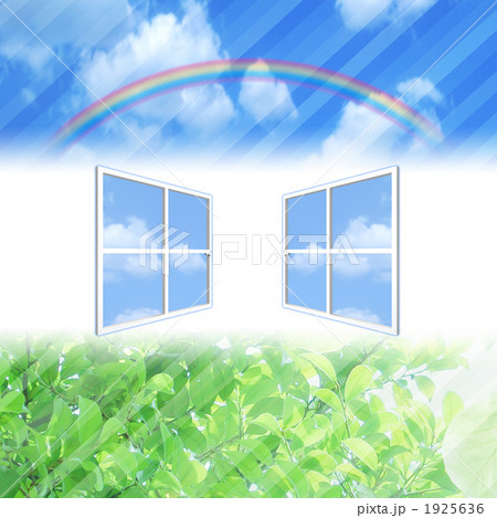 窓からの景色のイラスト素材 [1925636] - PIXTA