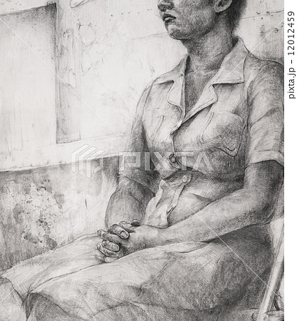 人物デッサンのイラスト素材 [12012459] - PIXTA