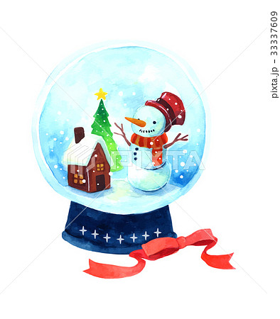 スノードームのイラスト素材 [33337609] - PIXTA
