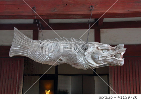 長崎・興福寺の魚鼓の写真素材 [41159720] - PIXTA
