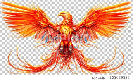 フェニックスのイメージ - image of Phoenix No1-4 -のイラスト素材
