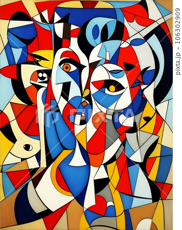 抽象画「AI生成画像」のイラスト素材 [106302909] - PIXTA